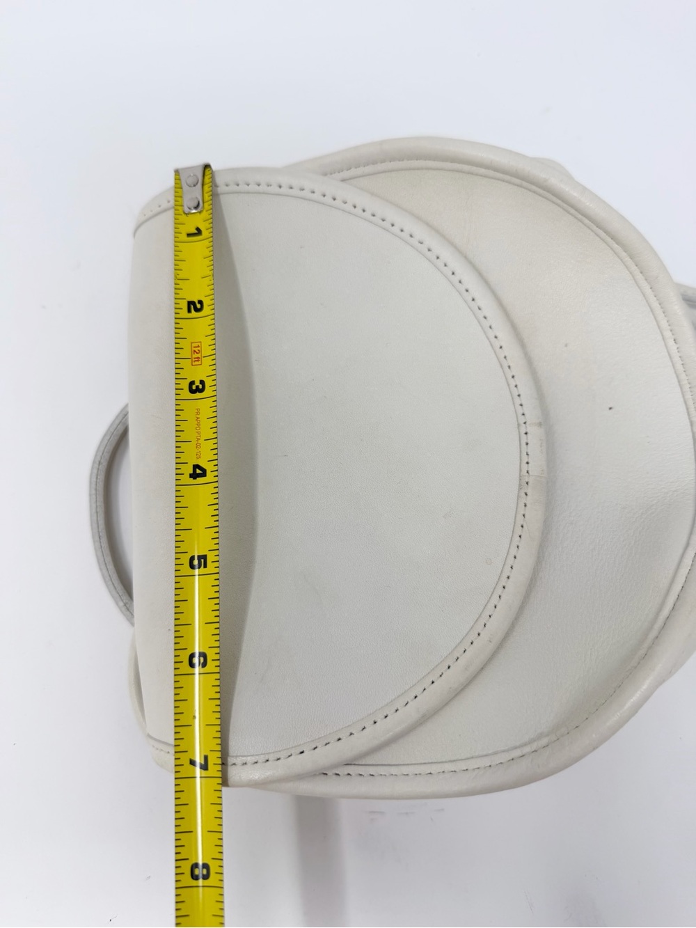 Vintage Coach Casey Crossbody Bag White Bone Leather 0204-351 - Picture 11 of 11